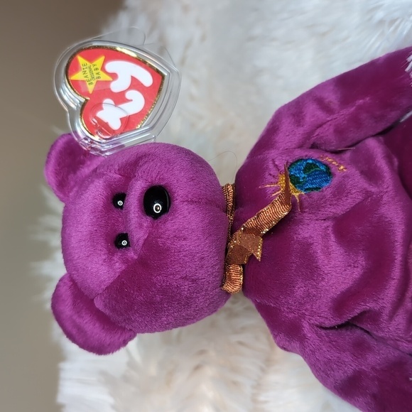TY Beanie Babies 1999 MILLENNIUM Bear retired vintage TOY BD 1-1-99 - Picture 3 of 8
